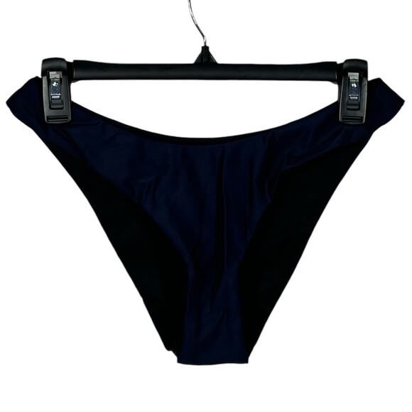 J. Crew Mid-Rise High Cut Leg Cheeky Bikini Swim Bottom in Navy Blue BC125 NWT - Picture 4 of 11